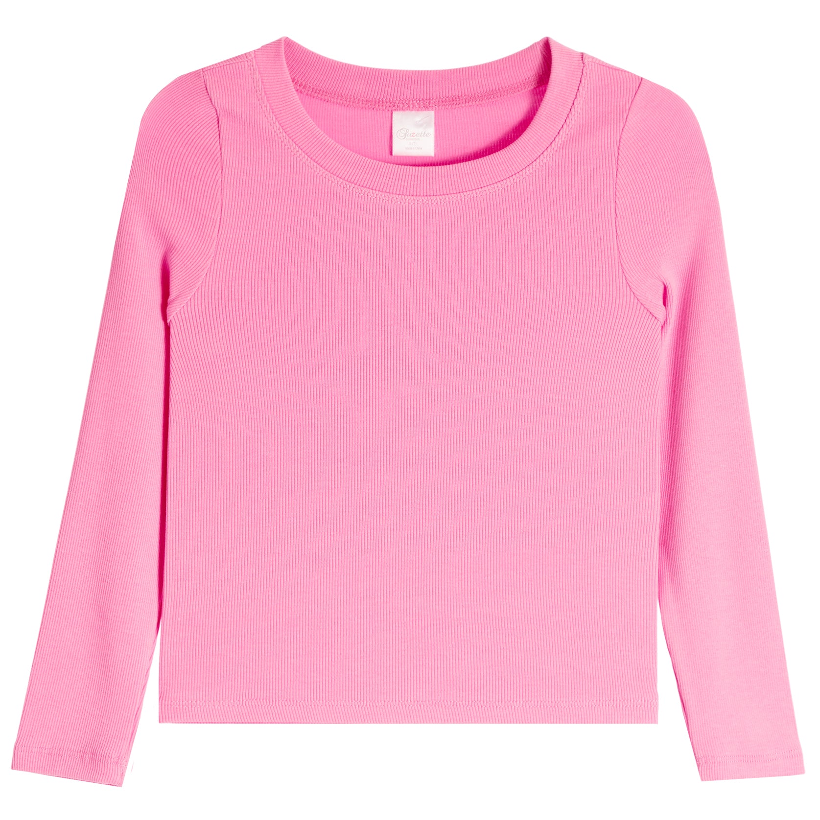 Long Sleeve Ribbed Top - Denny's