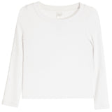 Long Sleeve Ribbed Top - Denny's
