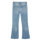 Mid Rise Crop Kick Slit Flare - Denny's