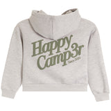 Happy Camper Olive Puff Hoodie