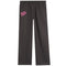 Dark gray sweatpants with a pink 'Happy Camp3r' logo on the left thigh, shown against a plain white background.