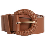 Weave Style D Ring Leather Belt - Denny's