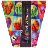 Basketball Pop Art Attack Short - Denny's