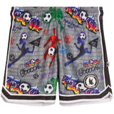 Brick Grafitti Soccer Short