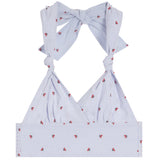 Yvonne Cherry Seersucker Halter