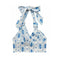 Yvonne Santorini Stripe Floral Halter Top - Denny's