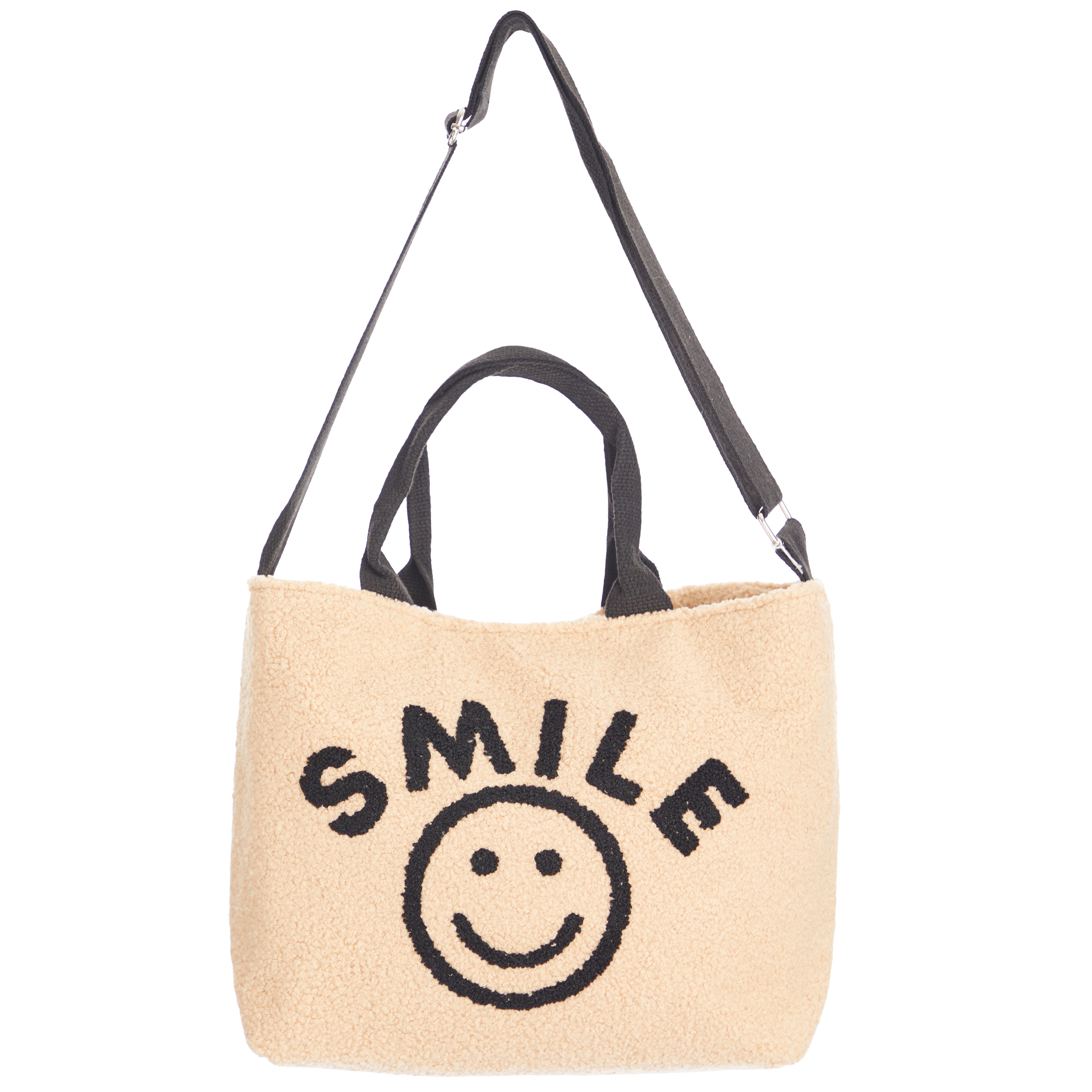 Smile Sherpa Cross Body Tote - Denny's