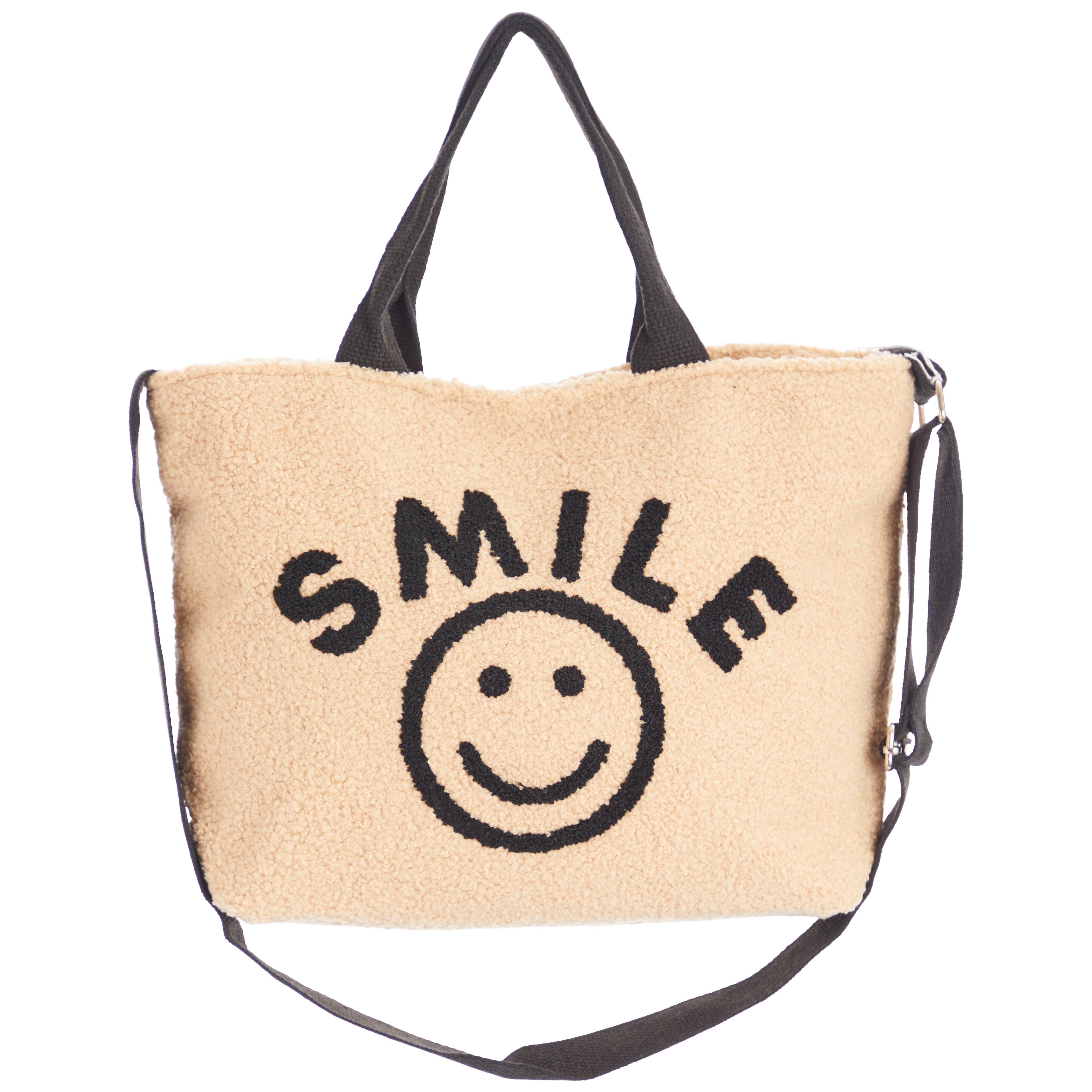 Smile Sherpa Cross Body Tote - Denny's