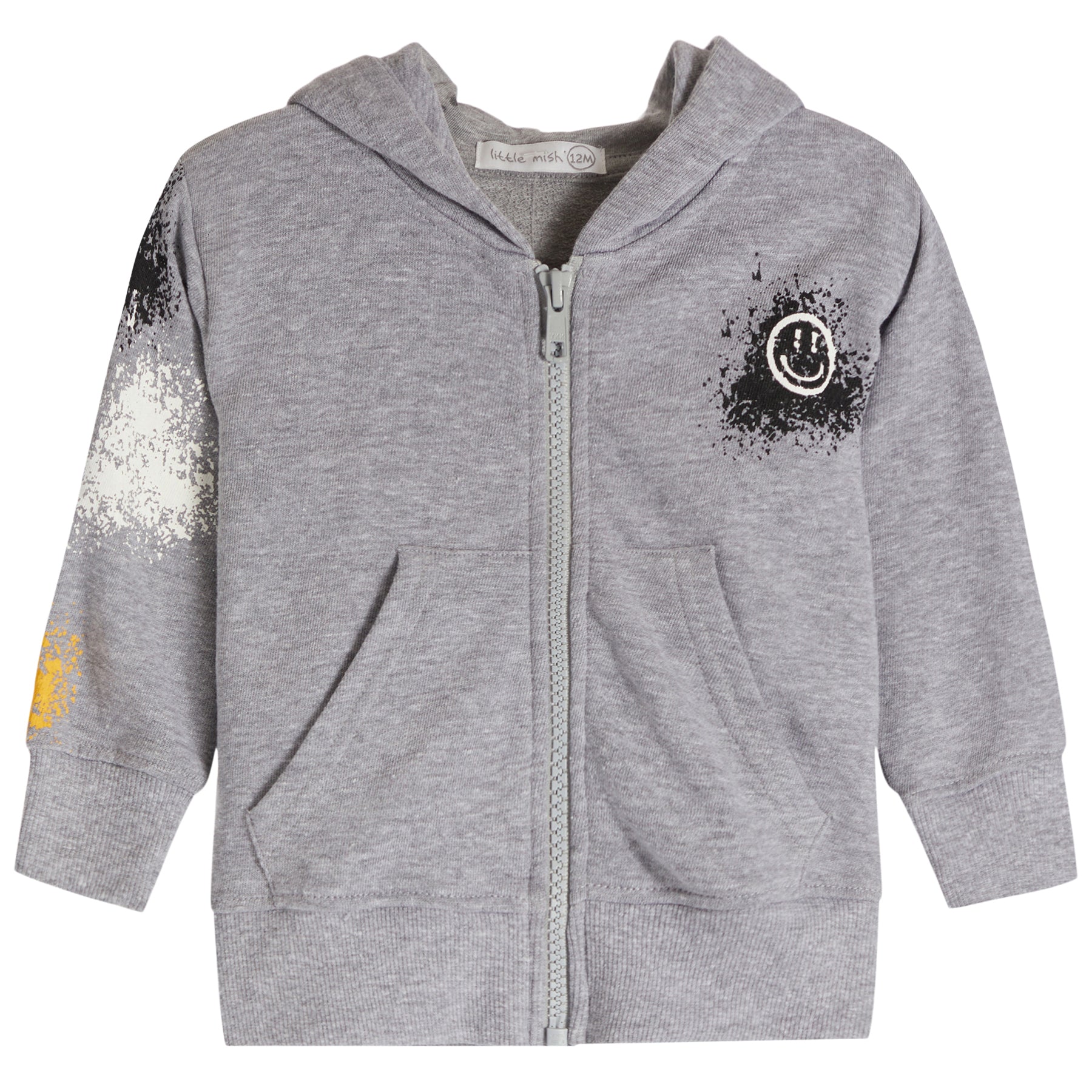 Happy Graffiti Zip Hoodie - Denny's