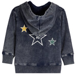Football Patches Zip Hoodie - Denny's