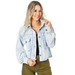 Abbott Knit Denim Jacket - Denny's
