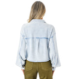Abbott Knit Denim Jacket - Denny's