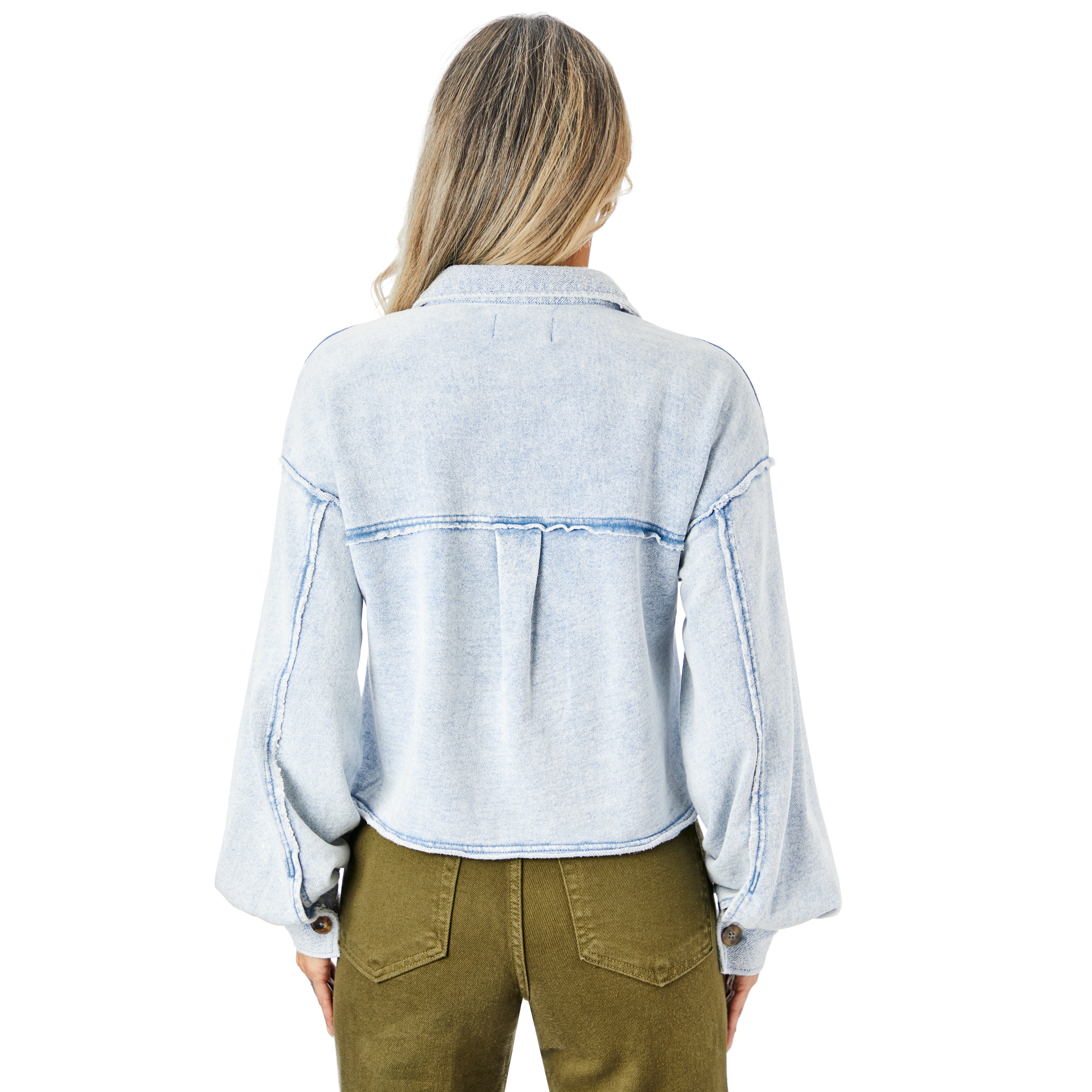 Abbott Knit Denim Jacket - Denny's