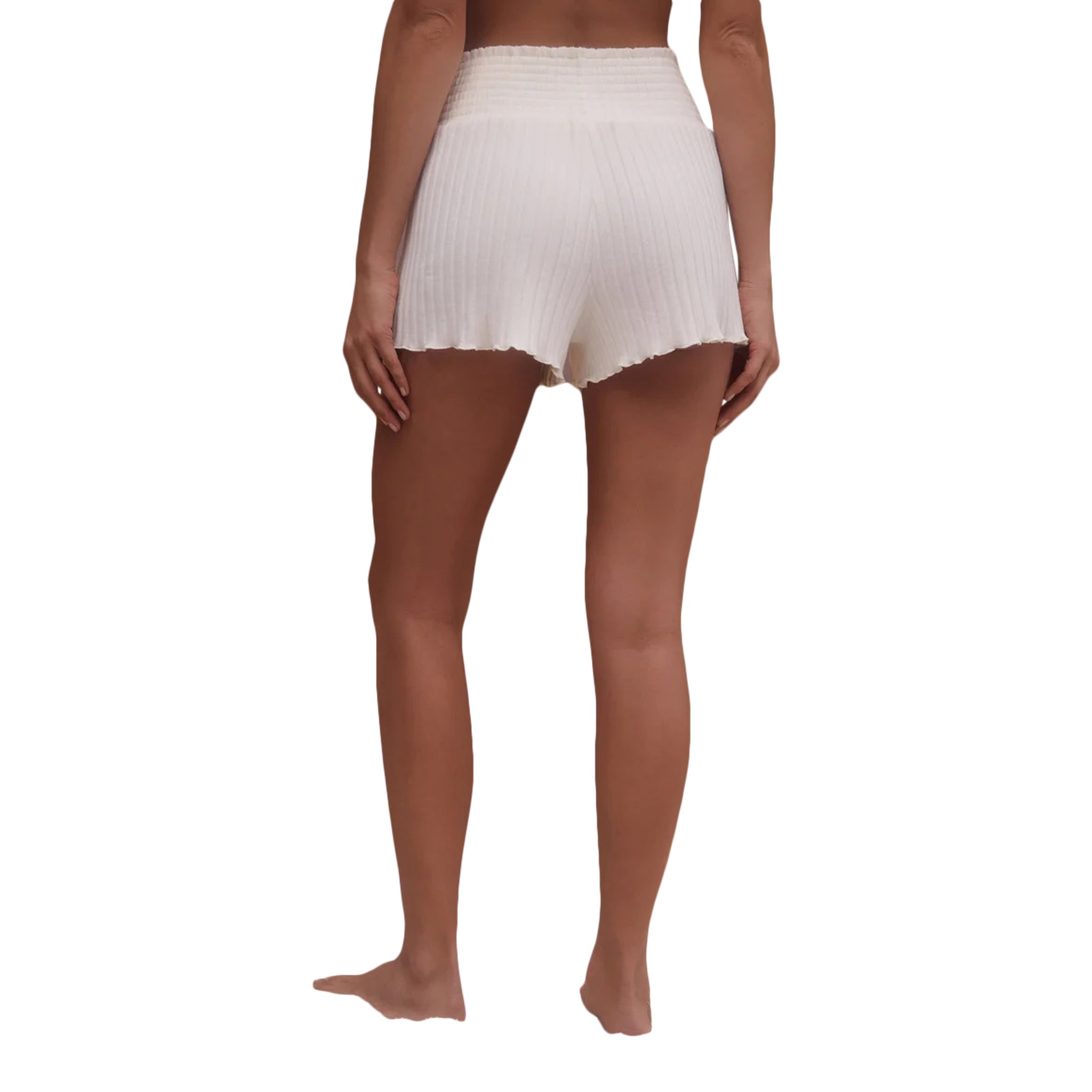 Dawn Smocked Ribbed Short - Denny's