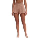 Dawn Smocked Ribbed Short - Denny's