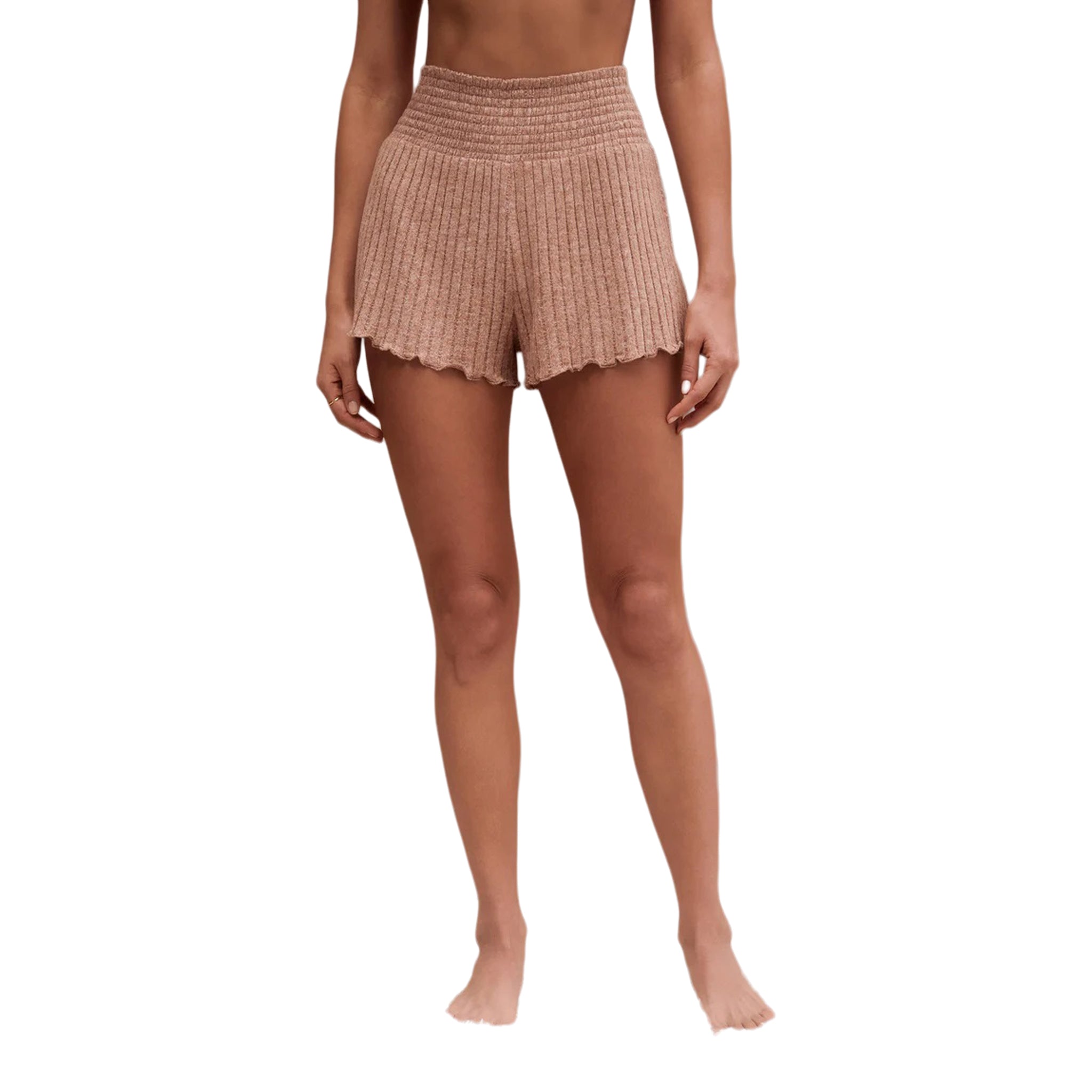 Dawn Smocked Ribbed Short - Denny's