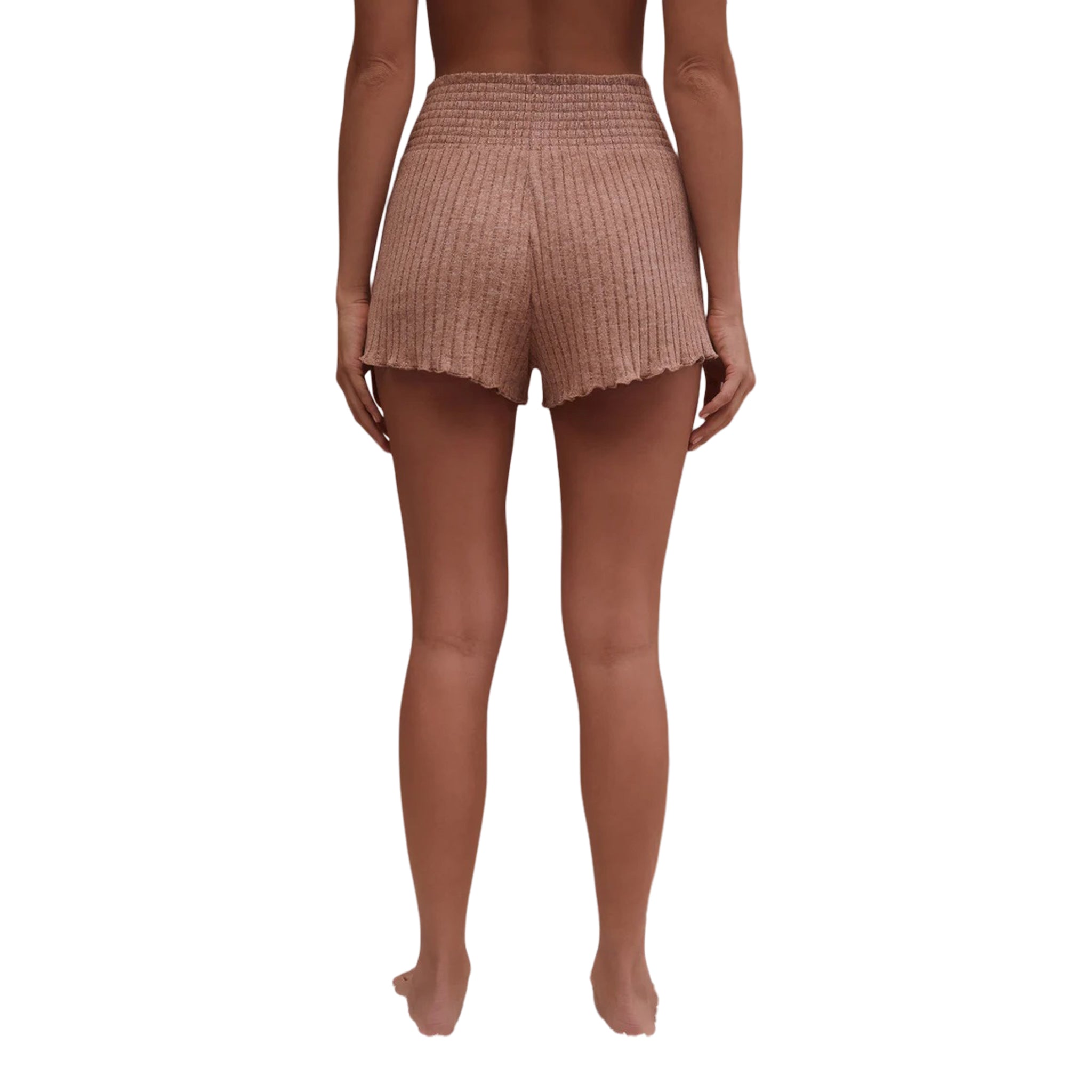 Dawn Smocked Ribbed Short - Denny's