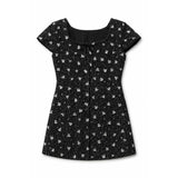 Zoe Silver Flowers Boucle Dress