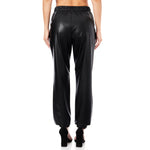 Lenora Faux Leather Jogger - Denny's