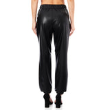 Lenora Faux Leather Jogger - Denny's