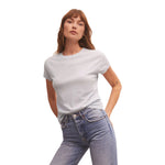 Short Sleeve Modern Slub Crew - Denny's