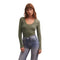 Sirena Rib Long Sleeve Tee - Denny's