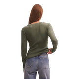 Sirena Rib Long Sleeve Tee - Denny's