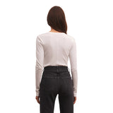Sirena Rib Long Sleeve Tee - Denny's