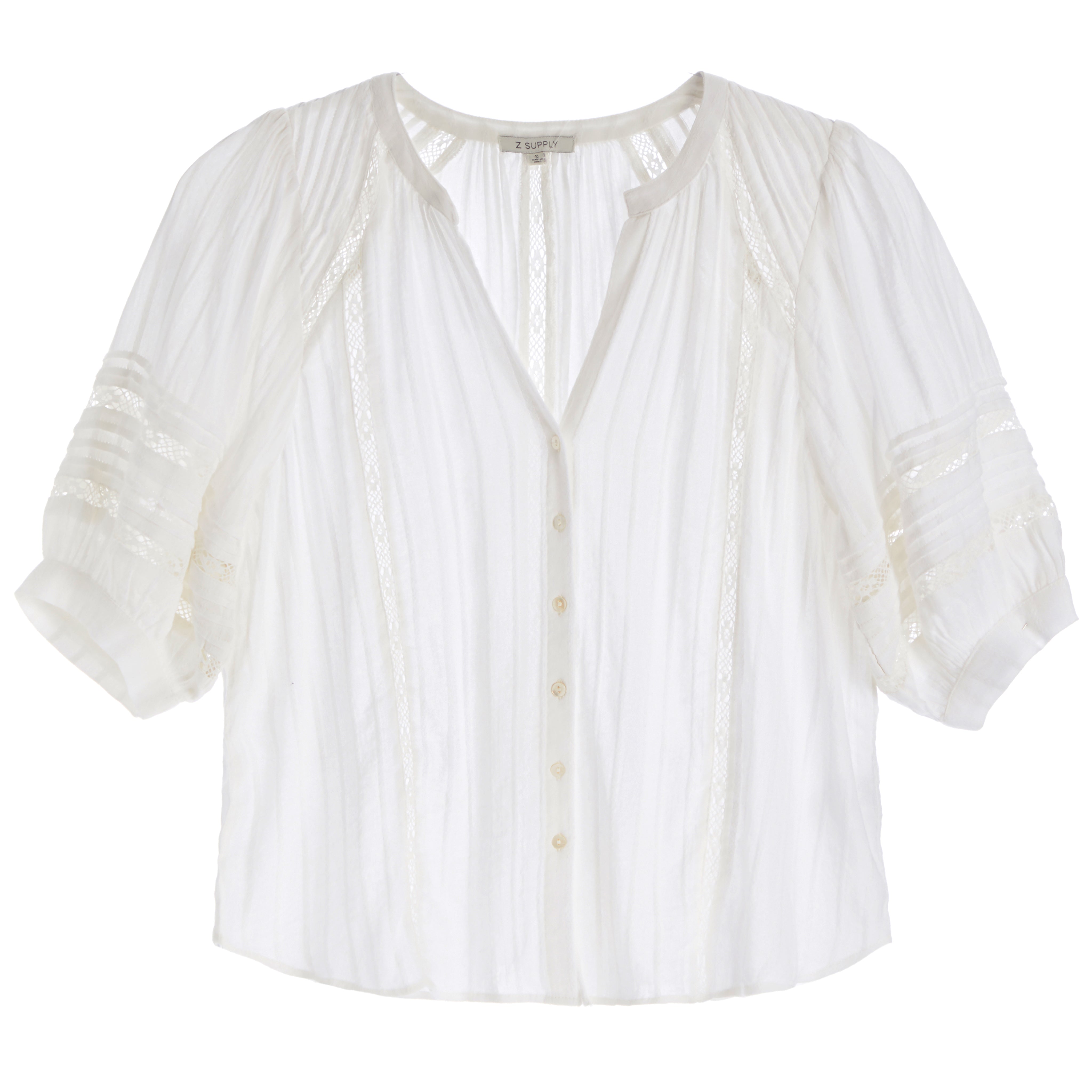 Elliot Lace Inset Top - Denny's
