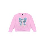 Pink Rose Bow Sweatshirt