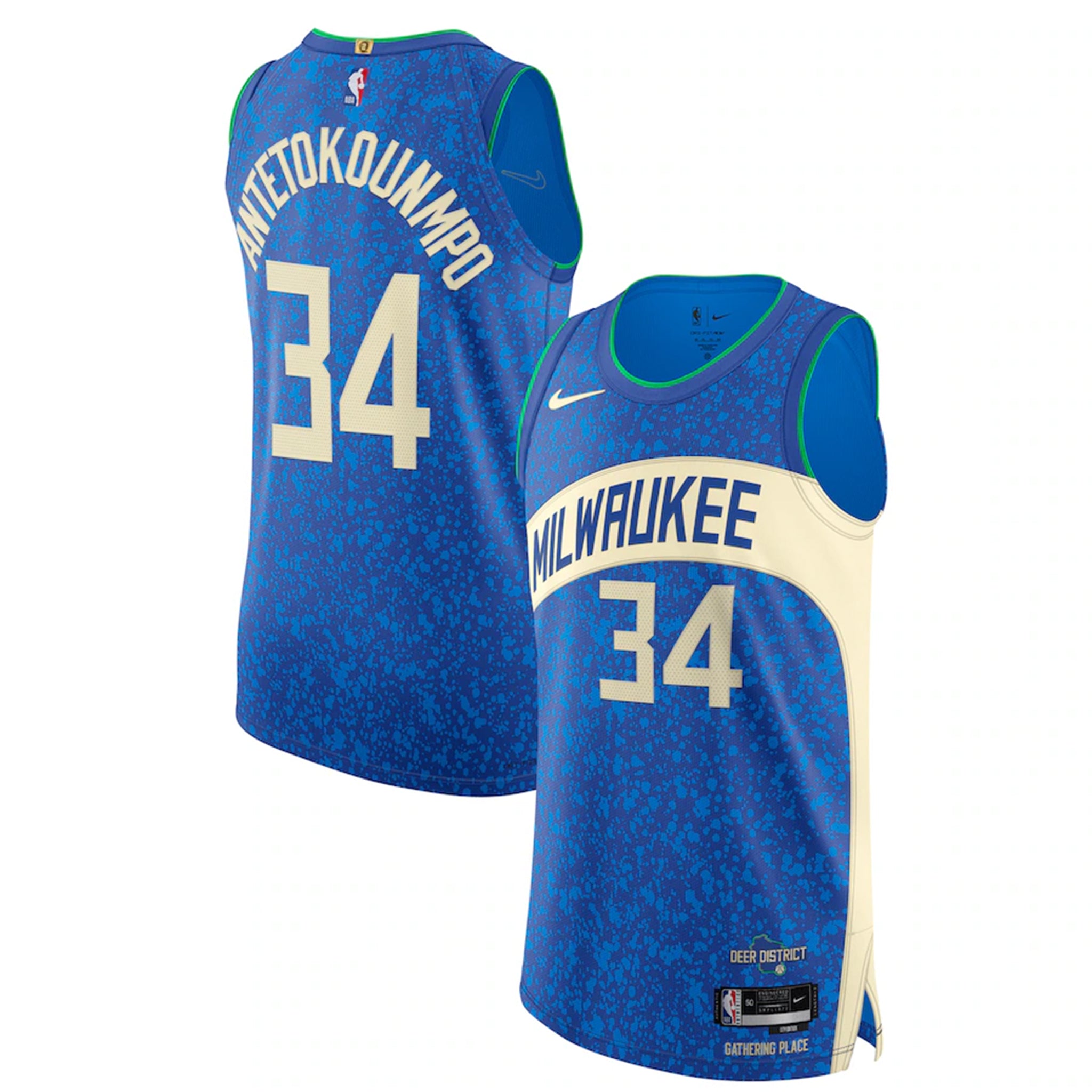 Antetokounmpo Bucks City Edition Jersey – Denny's X Lester's