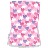 Doodle Heart Burp Cloth - Denny's