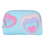Happy Hearts Oval Cosmetic Case - Denny's