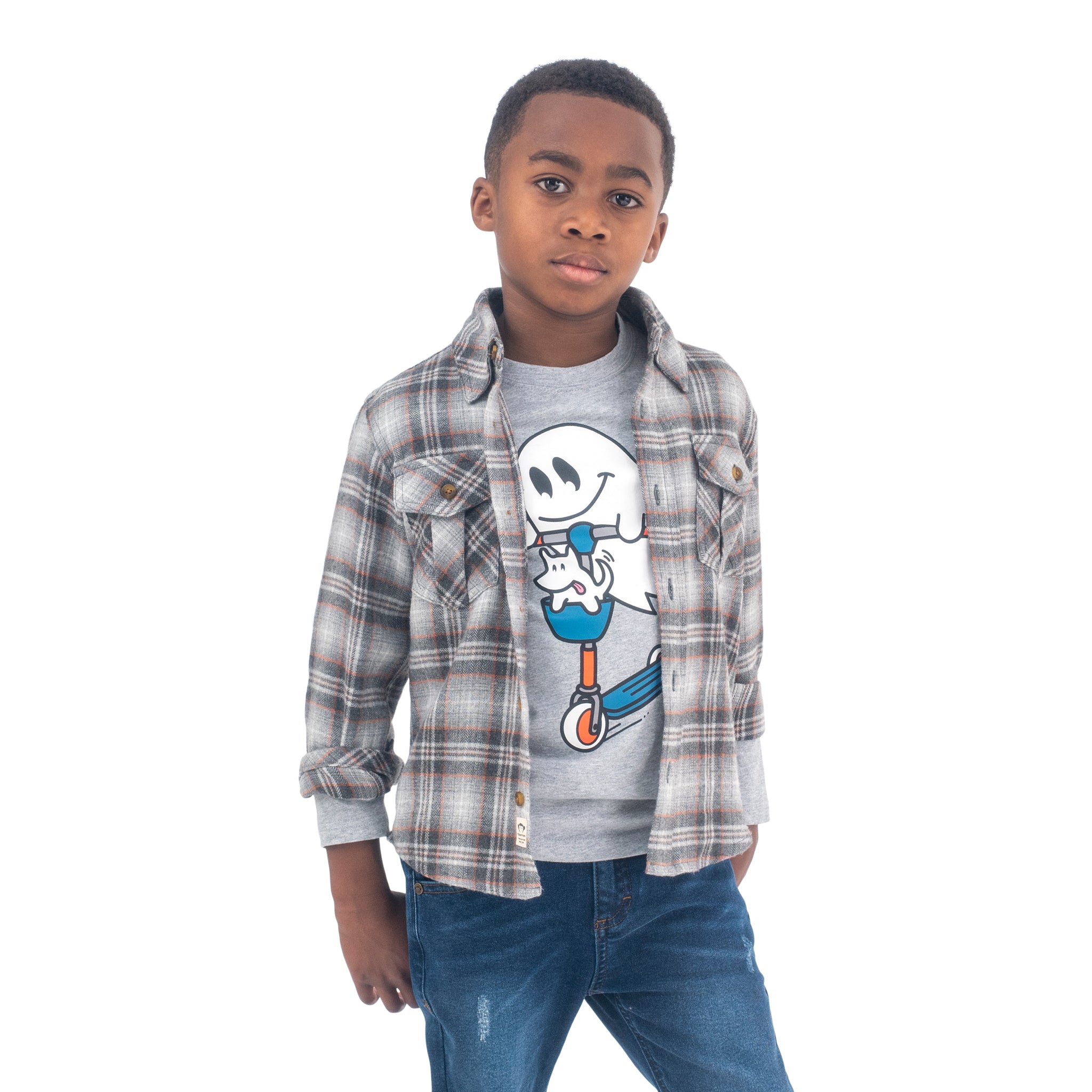 Flannel Plaid Shirt - Denny's