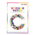 C Confetti Sticker Letter Patch - Denny's