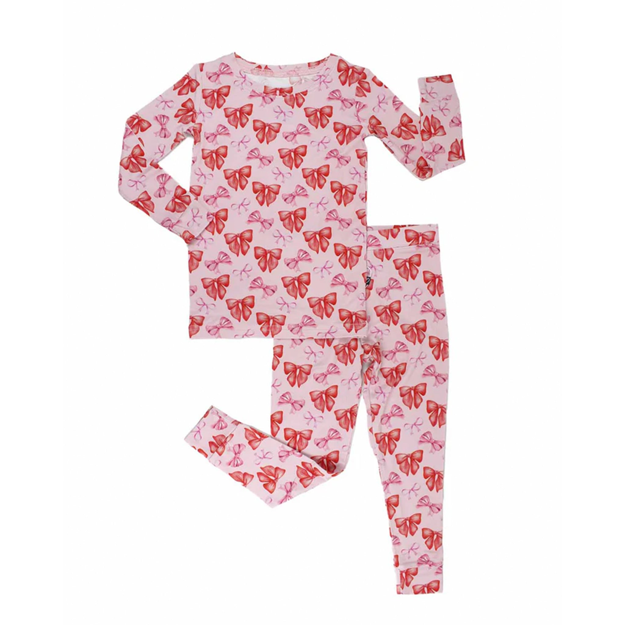 Lounge 2pc L/S Bows Set - Denny's