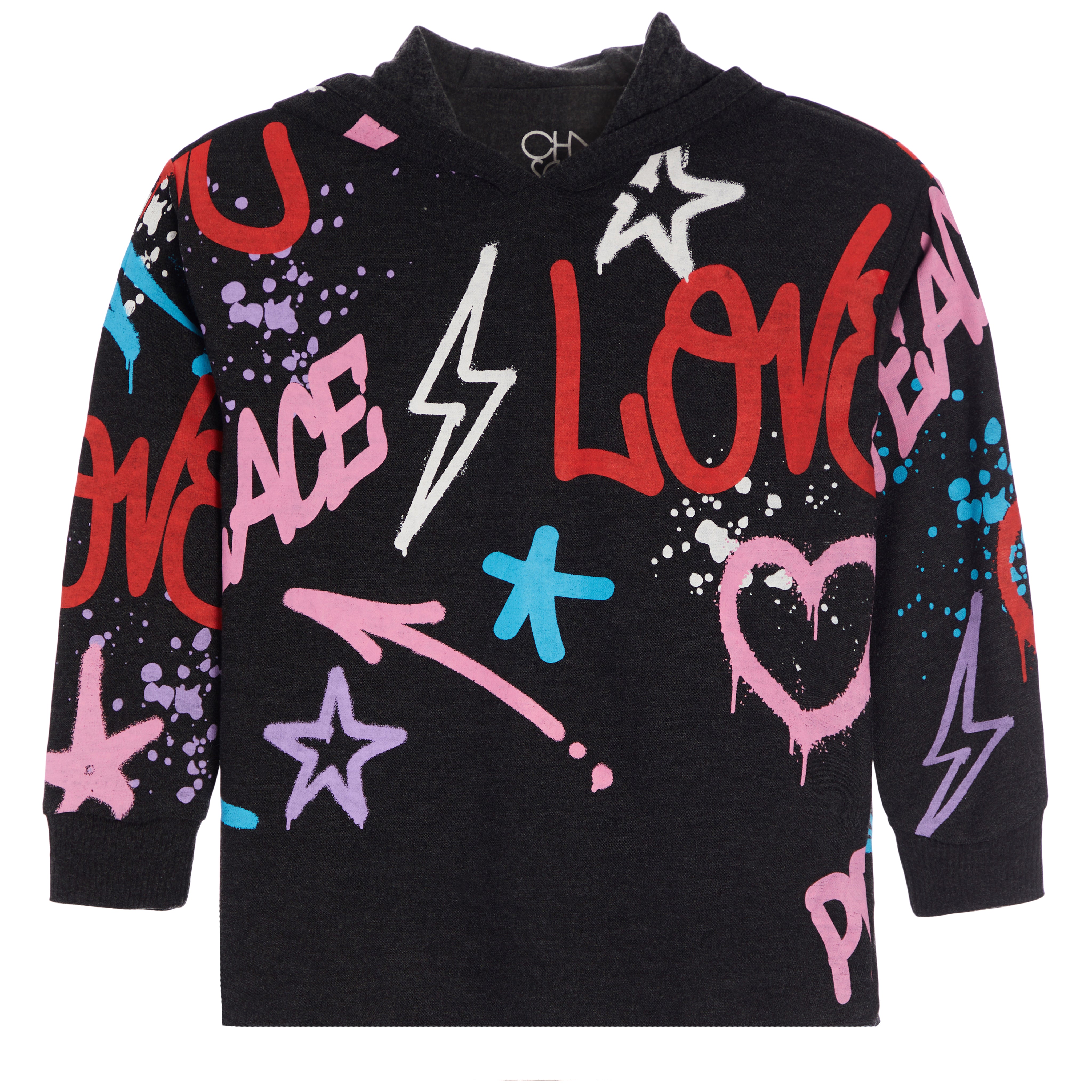 Scribble Jam Cozy Knit Hoody - Denny's