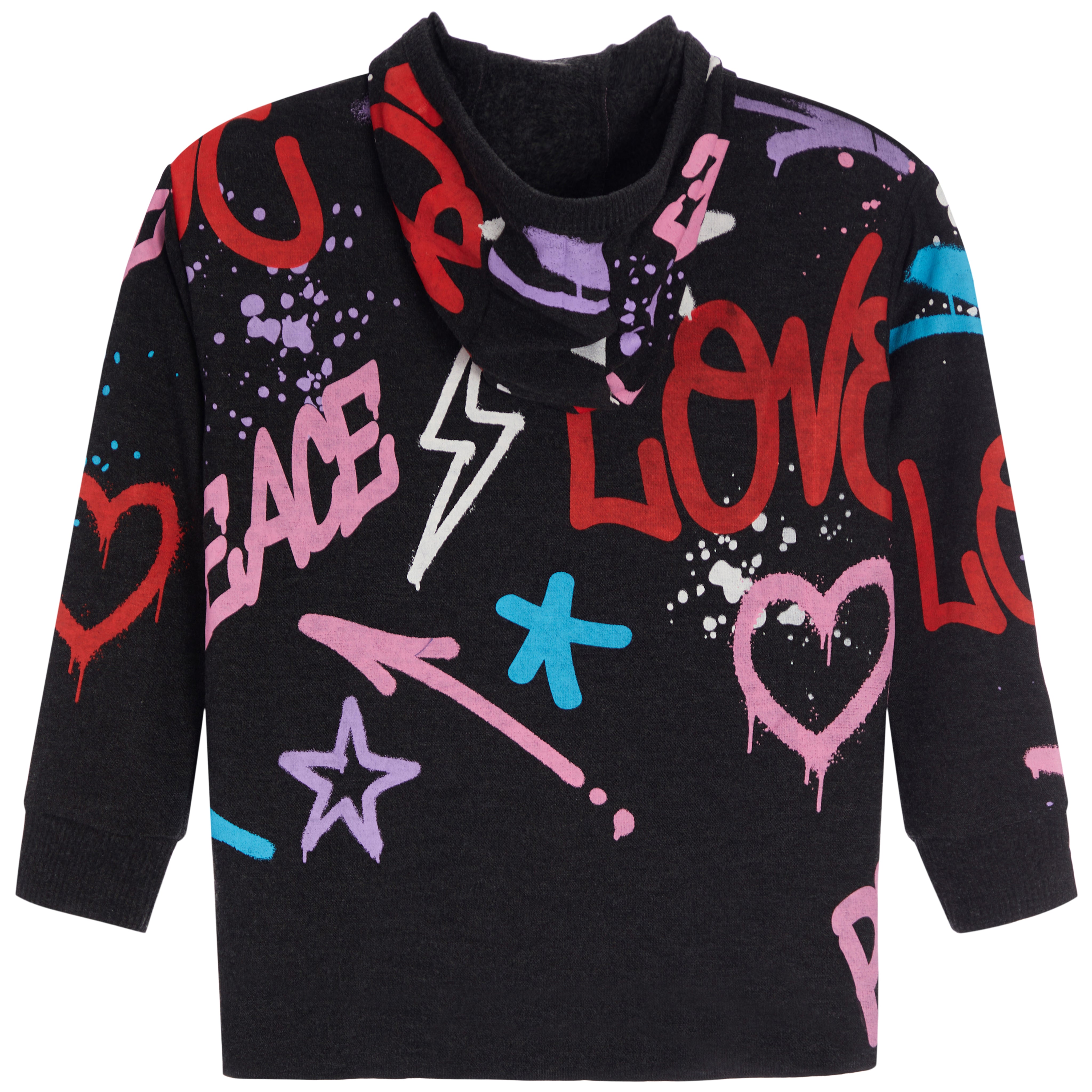 Scribble Jam Cozy Knit Hoody - Denny's