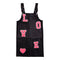 Leather Love Overall Dress Black - Denny's