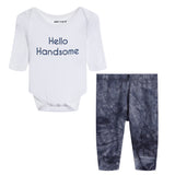 2pc Hello Handsome Onesie Set - Denny's