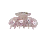 Iridescent Multi Heart Clip