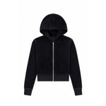 Jade Velour Zip Jacket - Denny's