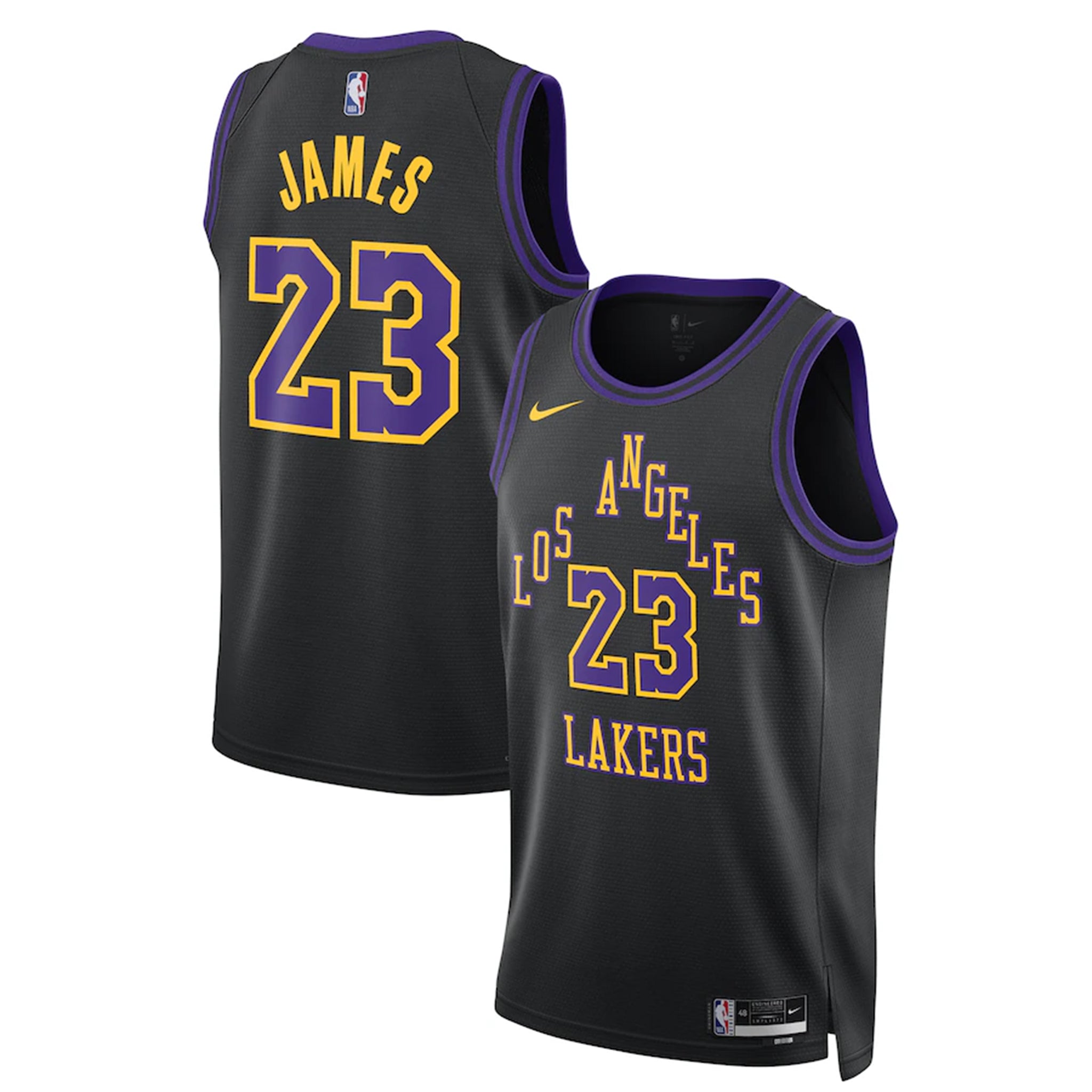 Lebron Lakers City Edition Jersey - Denny's