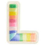 Rainbow Letter L Patch - Denny's