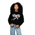 Maggie Pink Bow Sweater - Denny's