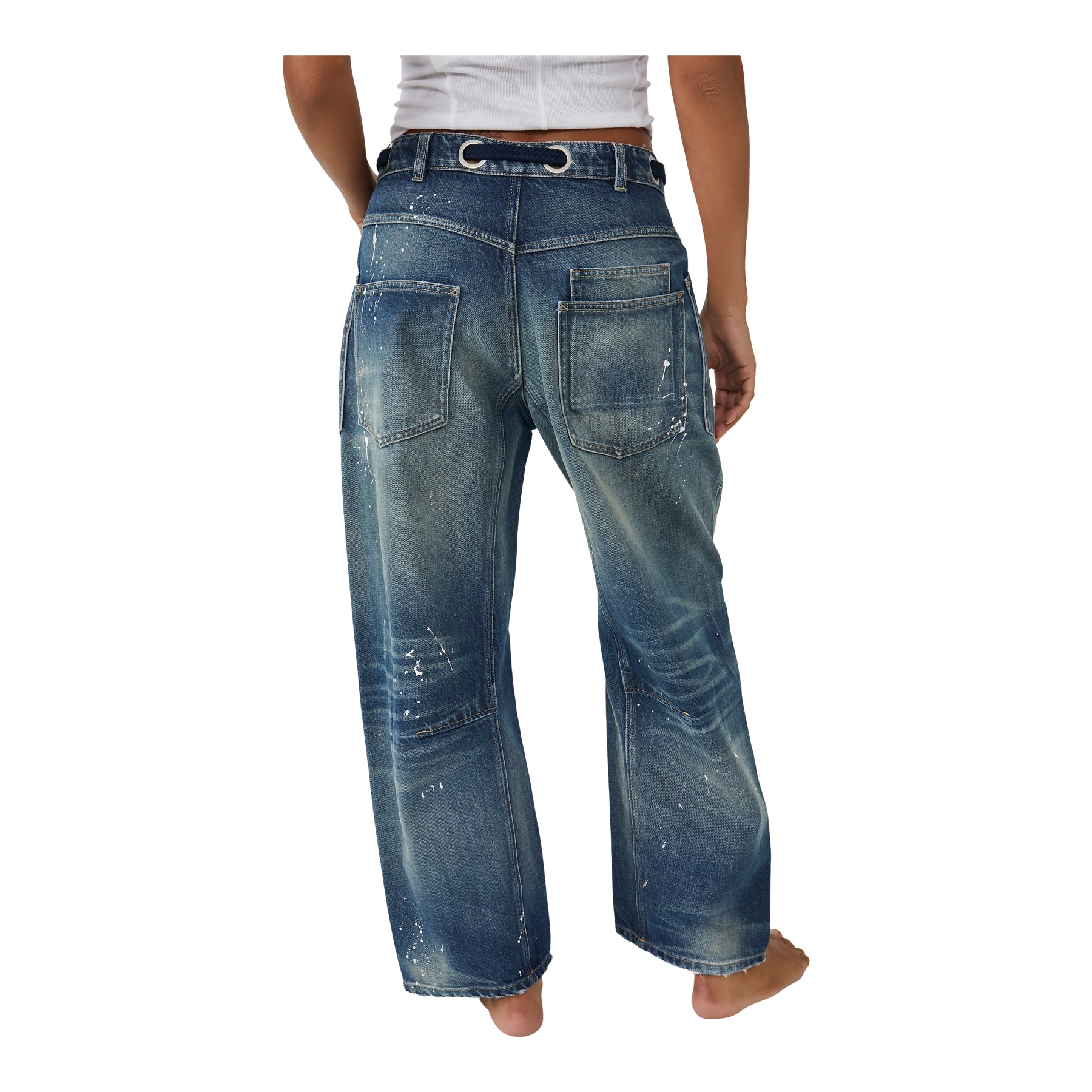 Moxie Low Slung Barrel Jean - Denny's
