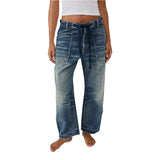 Moxie Low Slung Barrel Jean - Denny's