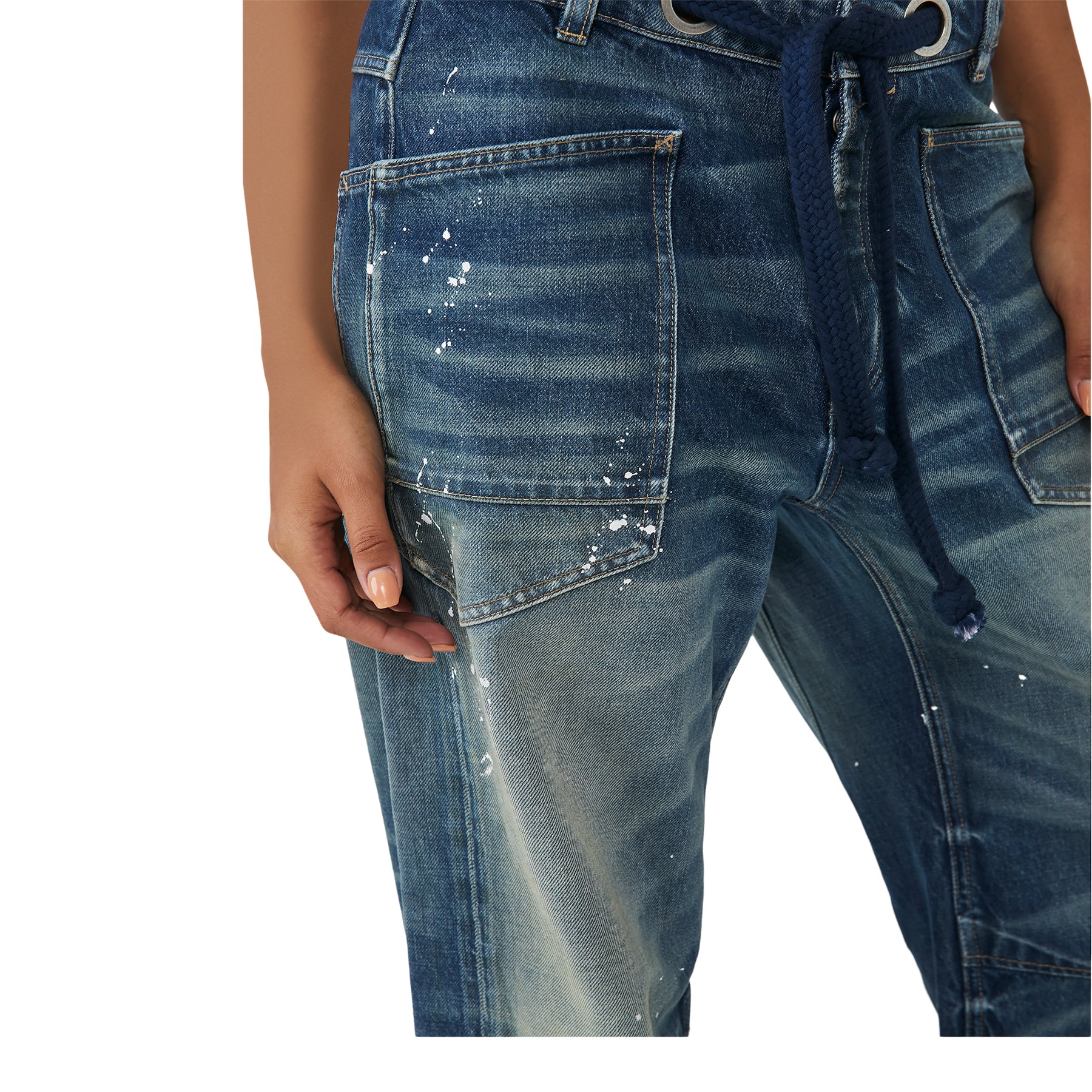 Moxie Low Slung Barrel Jean - Denny's