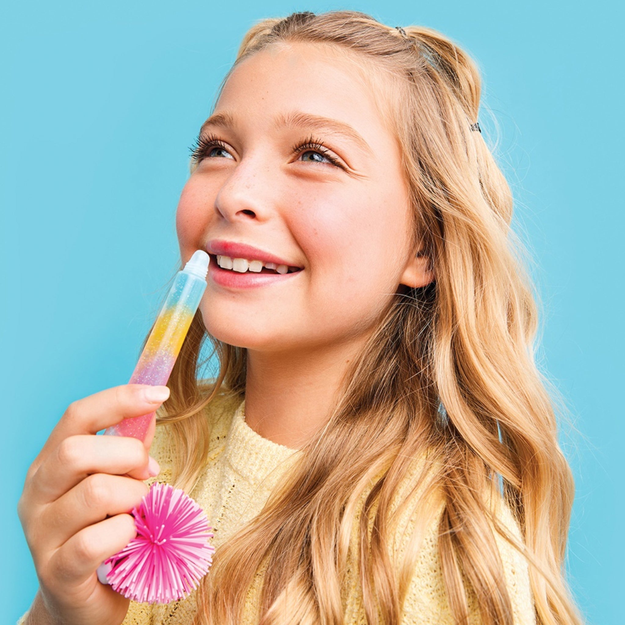Rainbow Shine & Lip Gloss Keychain - Denny's