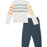 Waffle Hoodie Jogger Set - Denny's